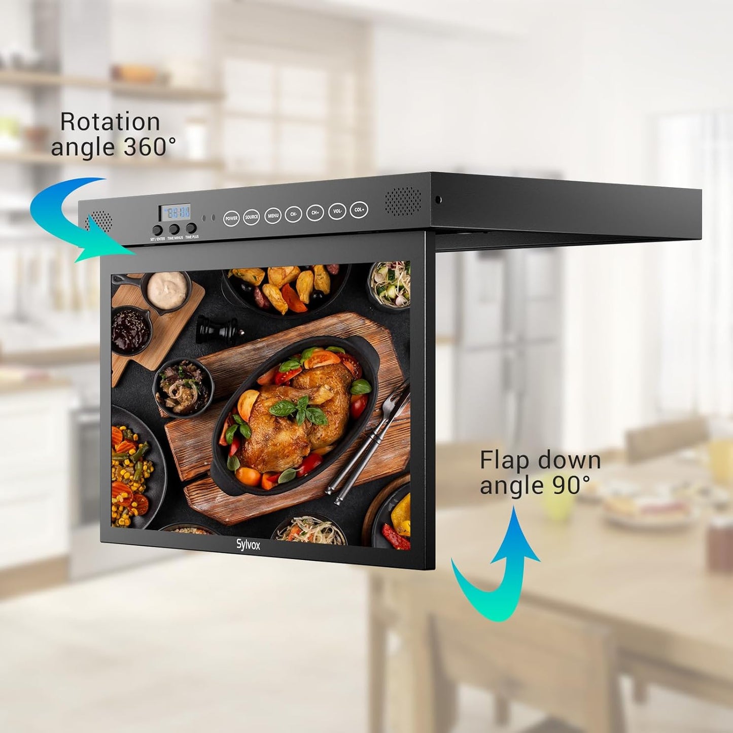 🚀1080P 15.6-inch kitchen TV with WiFi Bluetooth support📺【Global Delivery】