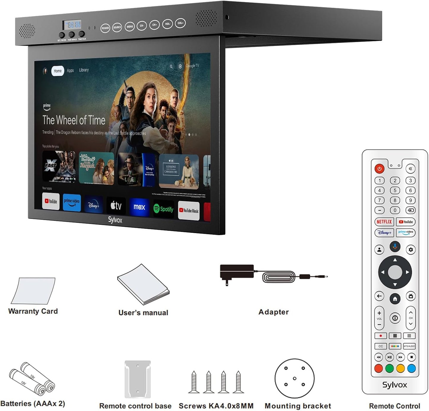 🚀1080P 15.6-inch kitchen TV with WiFi Bluetooth support📺【Global Delivery】