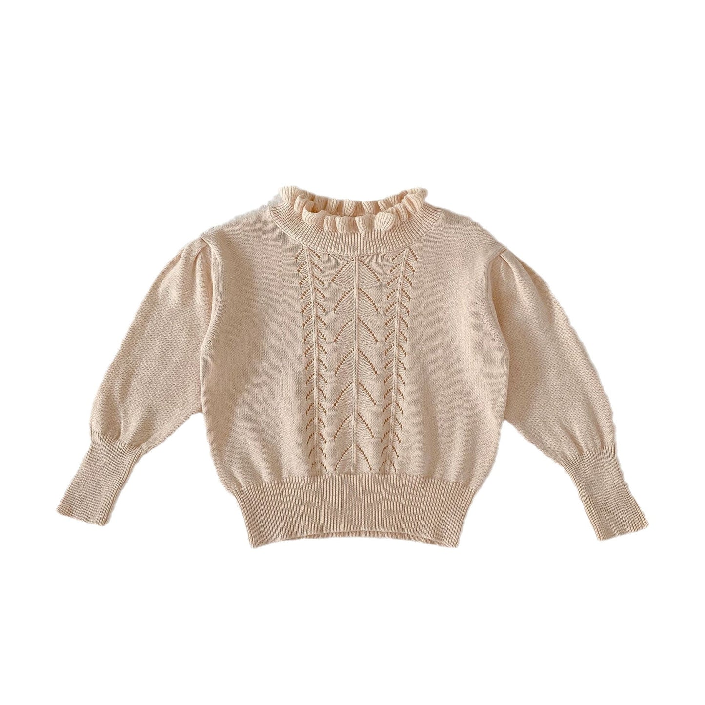 Baby Kid Girls Solid Color Sweaters