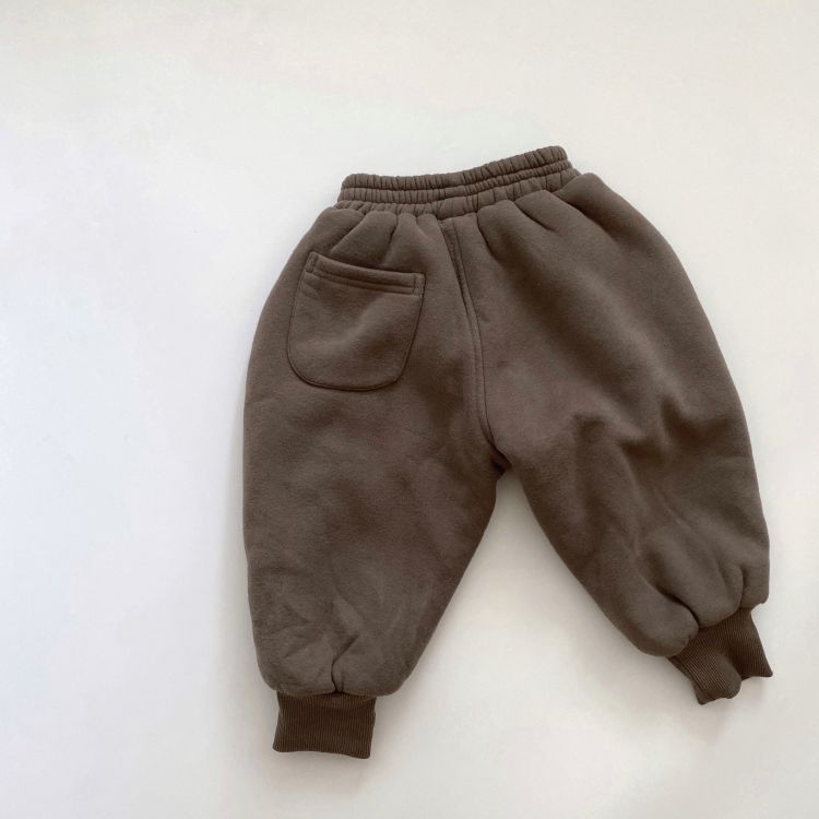 Baby Kid Girls Boys Solid Color Pants