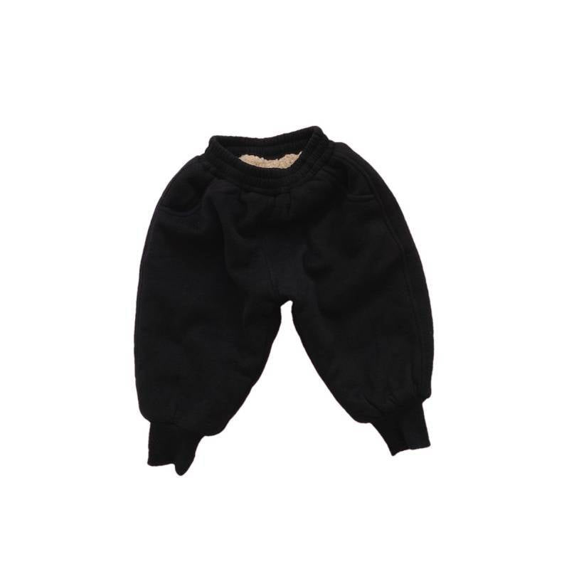 Baby Kid Girls Boys Solid Color Pants