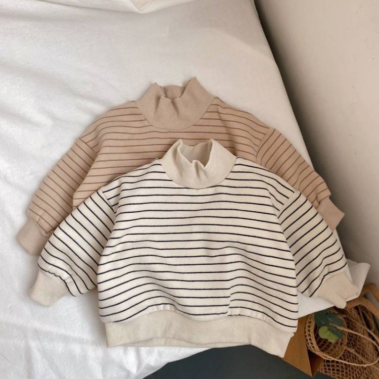 Baby Kid Girls Boys Striped Tops