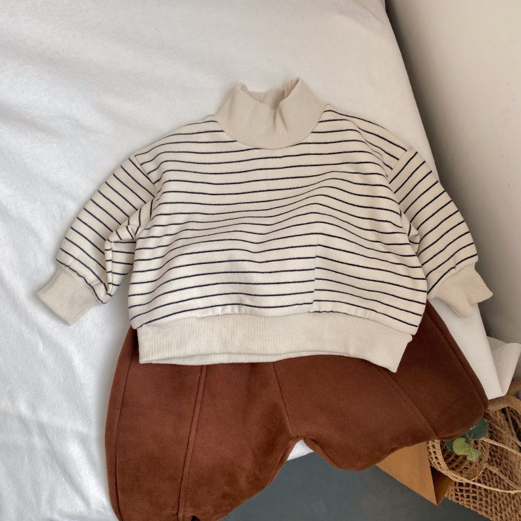 Baby Kid Girls Boys Striped Tops