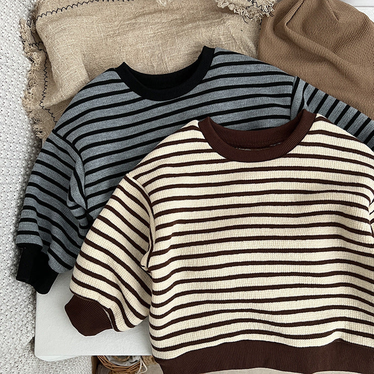 Baby Kid Boys Striped Tops