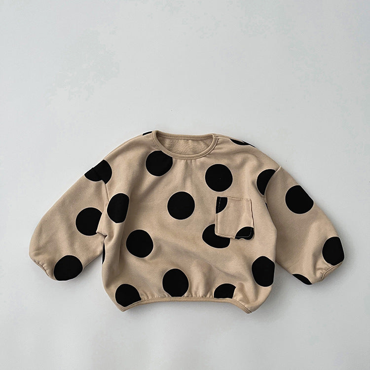 Baby Kid Girls Polka dots Tops