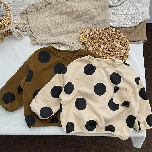 Baby Kid Girls Polka dots Tops