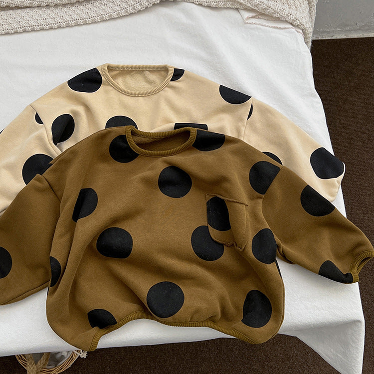 Baby Kid Girls Polka dots Tops