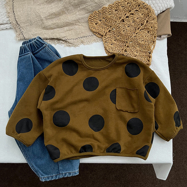 Baby Kid Girls Polka dots Tops