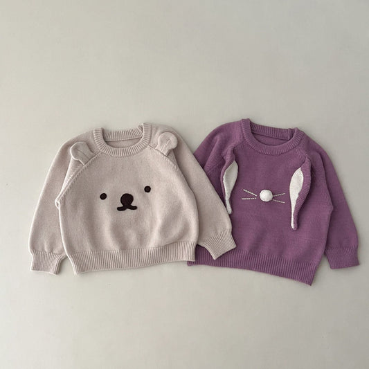 Baby Kid Girls Cartoon Sweaters